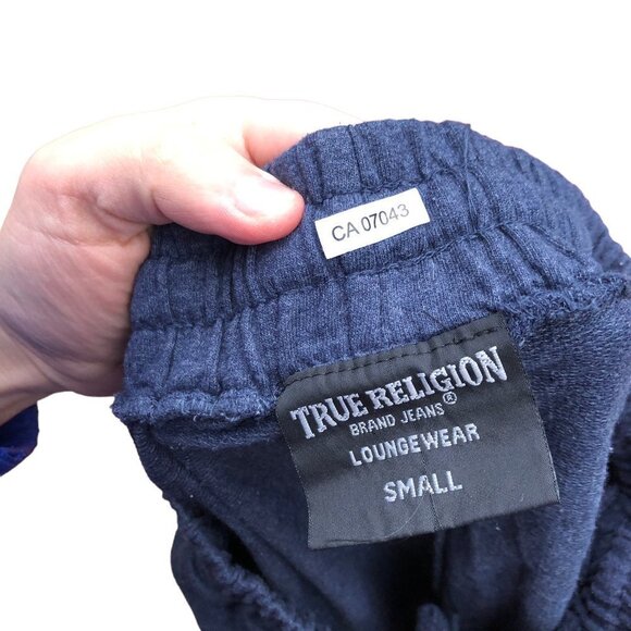 VINTAGE True Religion Shorts Small Blue - Picture 3 of 5